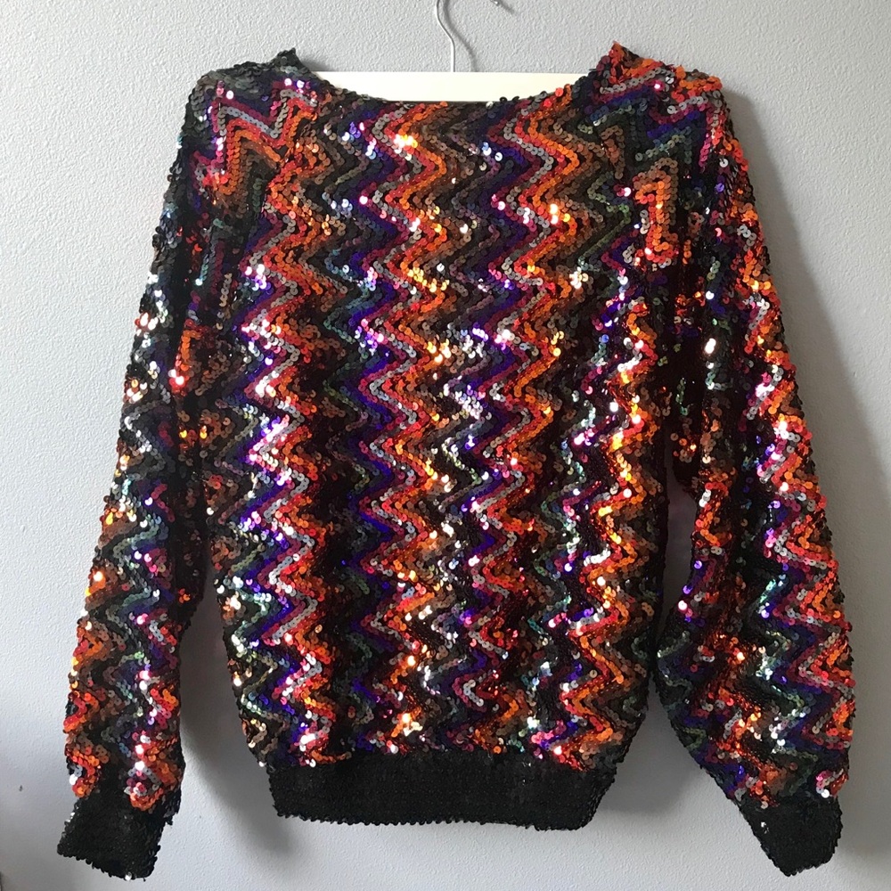 Sequined sweater - Picture 4 of 5